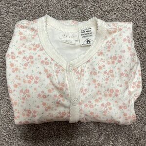Jamie Kay Primrose Floral Button Footed Sleeper